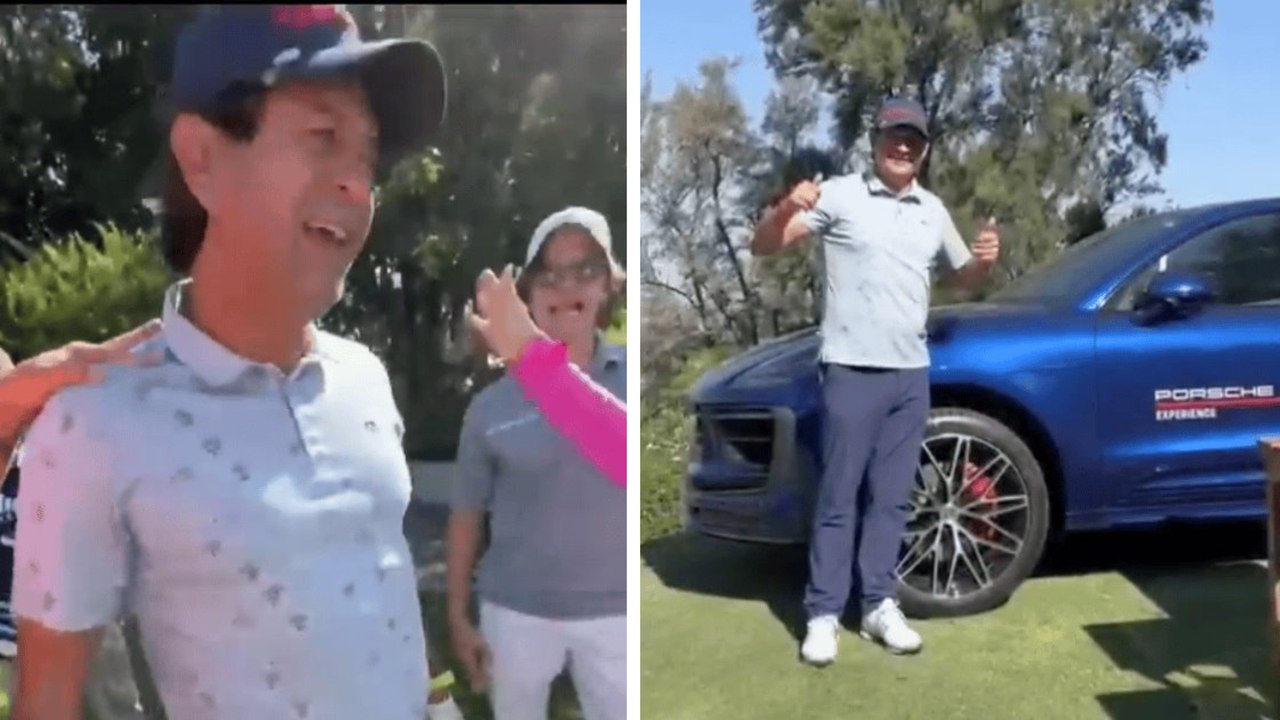 José Saturnino Cardozo se gana un Porsche al conseguir hoyo en uno en torneo de golf en Guadalajara