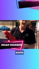 Sun Rocket Solar Kettle / Thermos - heating water from sunlight!