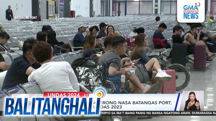 Fast craft sa Batangas Port, fully operational na dahil sa magandang panahon | Balitanghali
