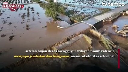 Hujan Setahun Turun Dalam Sehari Bikin Spanyol Dilanda Banjir Terbesar