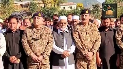 Remembering the Martyrs: Major Aatif Khalil and Others' Funeral Service