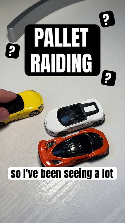 Do you think pallet raiding is okay #diecastcars #toydesign #hotwheels #rarehotwheels #toycollector