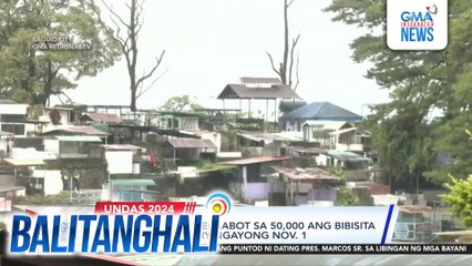 Mga bibisita sa Baguio City Public Cemetery, tuloy-tuloy ang pagdating | Balitanghali