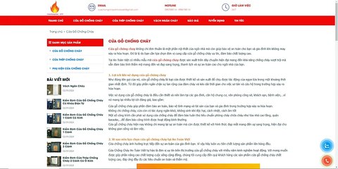 Cửa gỗ chống cháy An Toàn Việt