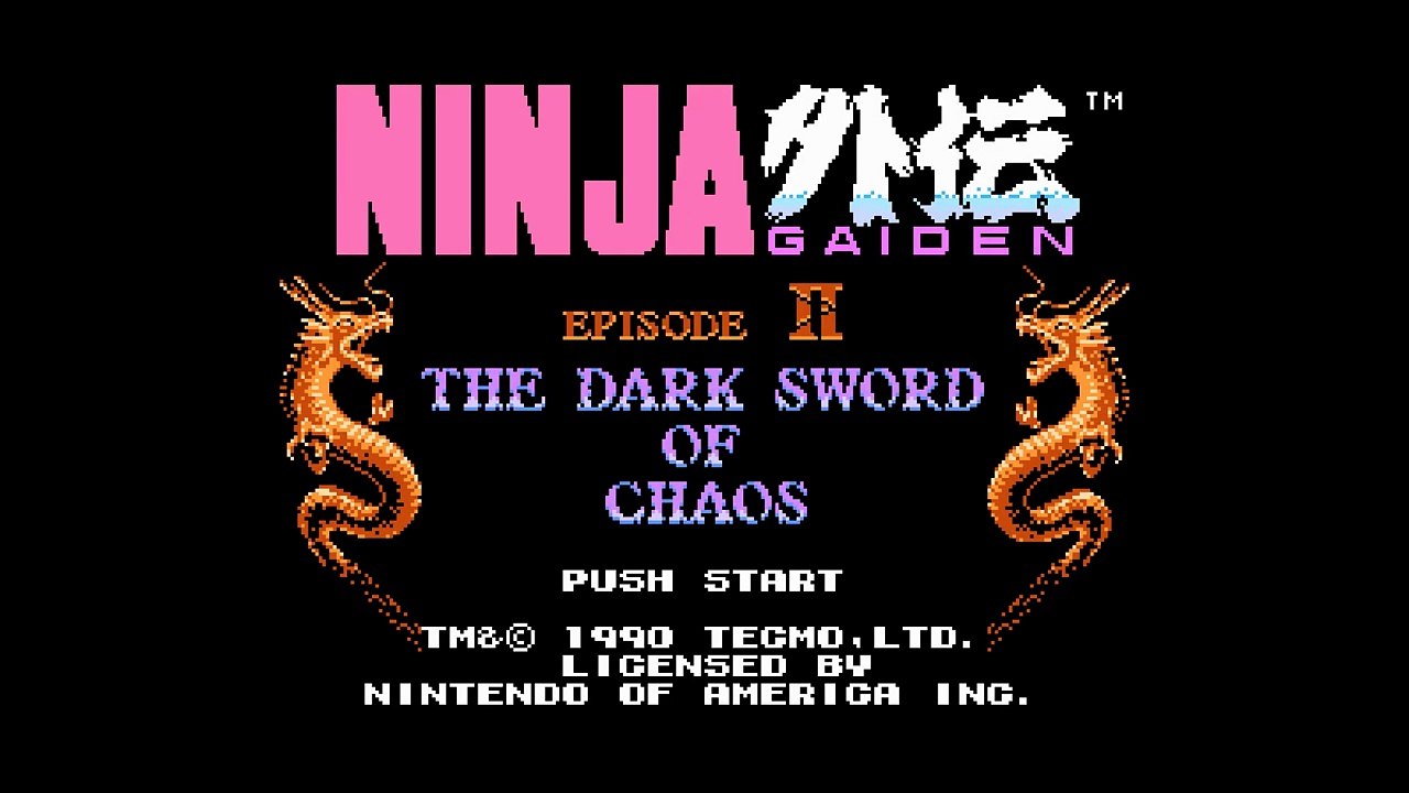 Ninja Gaiden II (NES) Title Intro