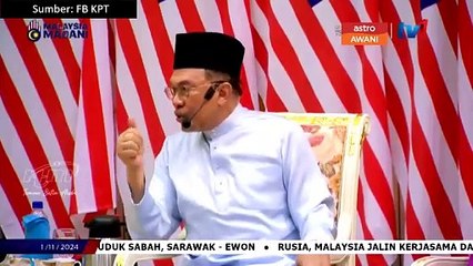 "Apa ertinya kepintaran, keterampilan, kehebatan dan kemuliaan tanpa nilai, akhlak serta adab?", soal Perdana Menteri