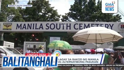Nasa 16, 000 na ang dumalaw sa loob ng Manila South Cemetery sa ngayon | Balitanghali