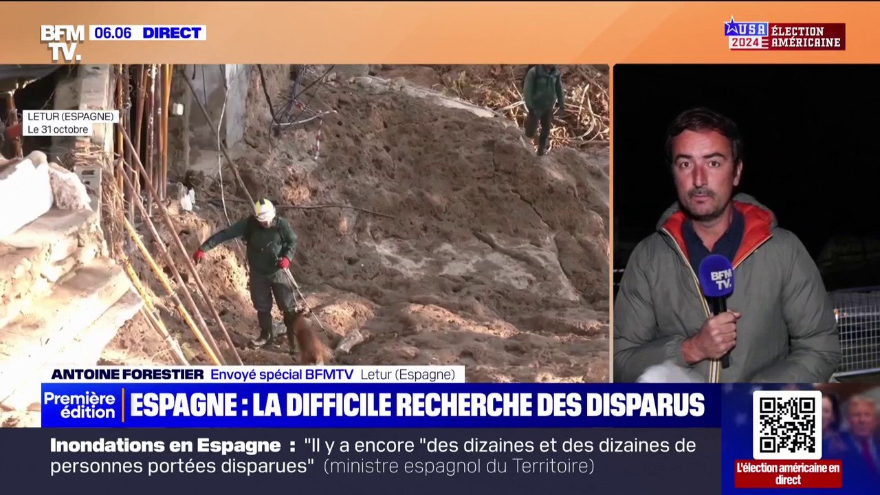 Espagne: la recherche difficile des disparus se poursuit