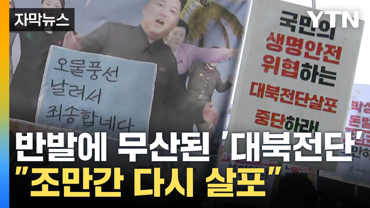 [자막뉴스] 北 자극 우려에도 대북전단 살포 의지 "조만간 다시 살포" / YTN