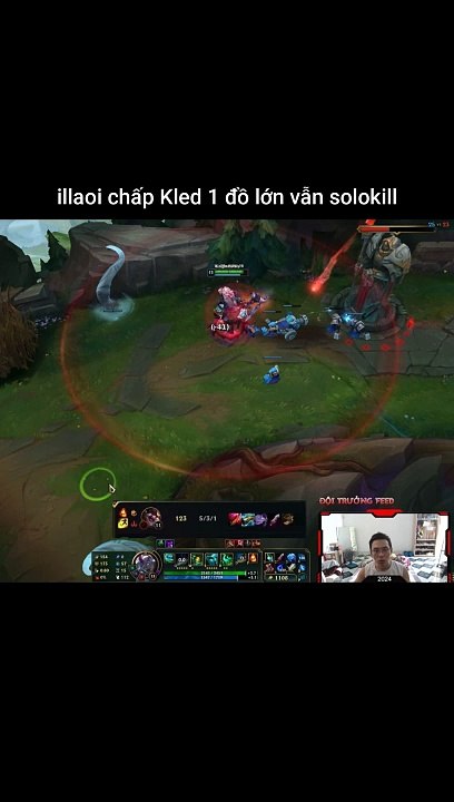 illaoi chấp Kled 1 đồ lớn vẫn solokill #illaoi #kled #lienminhhuyenthoai #leagueoflegends