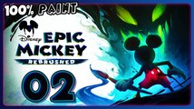 Epic Mickey Rebrushed Walkthrough Part 2 (PS5) 100% Paint Path 🔵