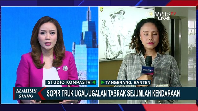 Imbas Sopir Truk Ugal-ugalan di Tangerang, 6 Orang Terluka