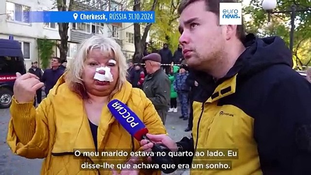 Pelo menos cinco mortos e quatro feridos numa explosão de gás no sul da Rússia