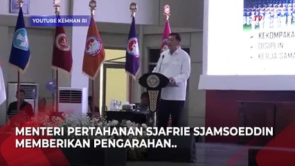 Menhan Sjafrie Beri Arahan ke Jajaran Pejabat Kemenhan: Bangkitkan Nilai-Nilai Disiplin