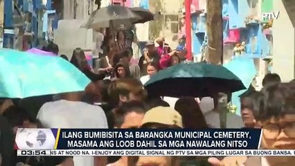 Sitwasyon sa Manila North Cemetery ngayong Nov. 1