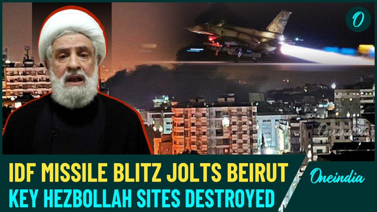 Beirut Turned To Ashes: Israeli Airstrikes Hit Hezbollah Stronghold For First Time in Days | Video