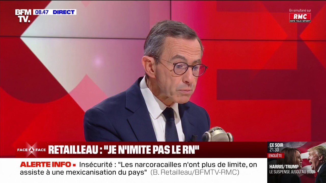 France-Israël au Stade de France: "Ce match aura lieu", affirme Bruno Retailleau, ministre de l'Intérieur