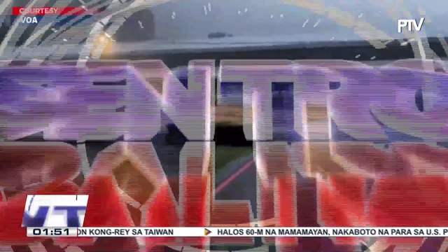 2 patay; halos 500 sugatan, matapos mag-landfall ang Typhoon Kong-rey sa Taiwan;