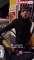 "Gündüze hasret kaldım" sözleri gündem olunca akaryakıt istasyonu kapının önüne koydu