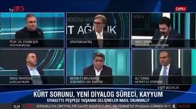 Hukukçu Ersan Şen ile DEVA Partili Mehmet Emin Ekmen Arasında Büyük Tartışma