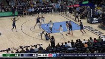 Morant's unbelievable sit down alley-oop