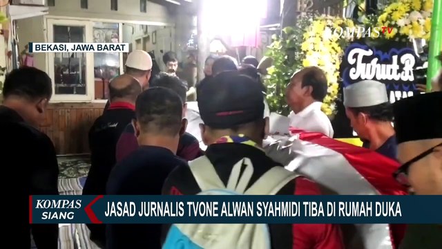 Begini Suasana Upacara Penghormatan Terakhir 2 Jenazah Jurnalis TVOne