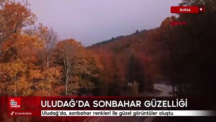 Uludağ'dan sonbahar manzaraları