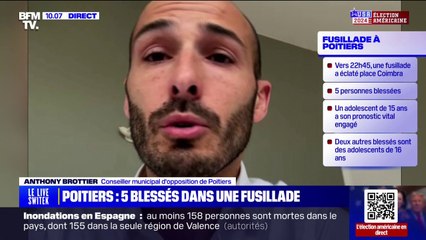 Fusillade à Poitiers: "Je suis stupéfait par ce qu'il vient de se produire", confie ce conseiller municipal