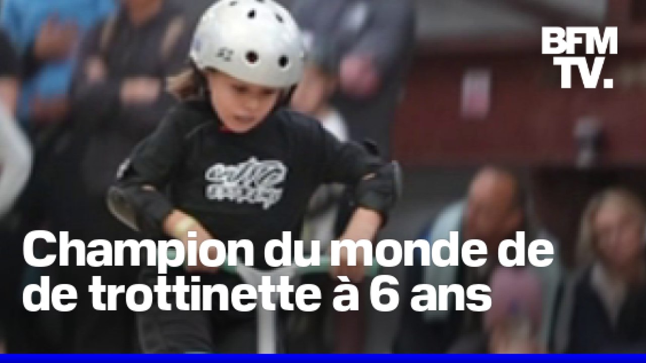 À 6 ans, ce Français devient champion du monde de trottinette freestyle