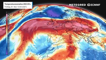 Eine gigantische Temperaturanomalie hat Europa und Deutschland fest im Griff