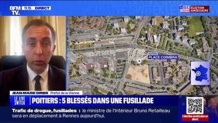 Fusillade à Poitiers: le préfet de la Vienne évoque "un quartier relativement calme marqué par un peu de trafic de stupéfiants"