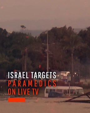 Israel Targets Paramedics on Live TV
