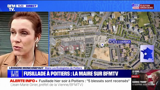 Poitiers est de moins en moins épargnée par les violences et les trafics , déplore la maire de la ville après une fusillade dans le quartier des Couronneries