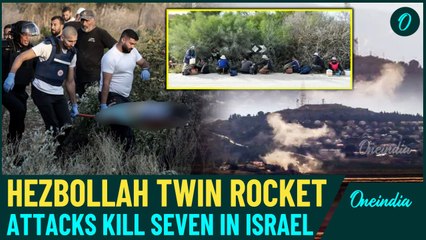Israel's 'Deadliest Day' In Months: Hezbollah's Twin Rocket Attack Kills 7 In Metula and Haifa
