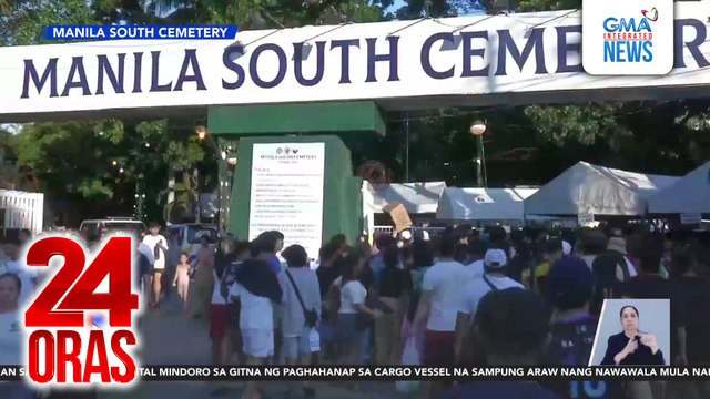Mahigit 139k, bumisita sa Manila South Cemetery; may nahulog mula sa mataas na nitso sa Pasay Cemetery | 24 Oras