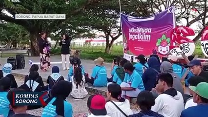 Monster Plastik Kampanyekan Darurat Sampah Plastik Ancam Sorong
