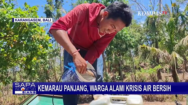 Kemarau Panjang, Warga Karangasem Alami Krisis Air Bersih Selama 2 Bulan