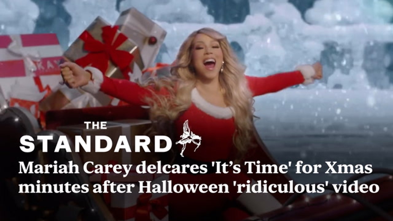 Mariah Carey starts Christmas Countdown minutes after Halloween with 'ridiculous' 'It’s Time' video