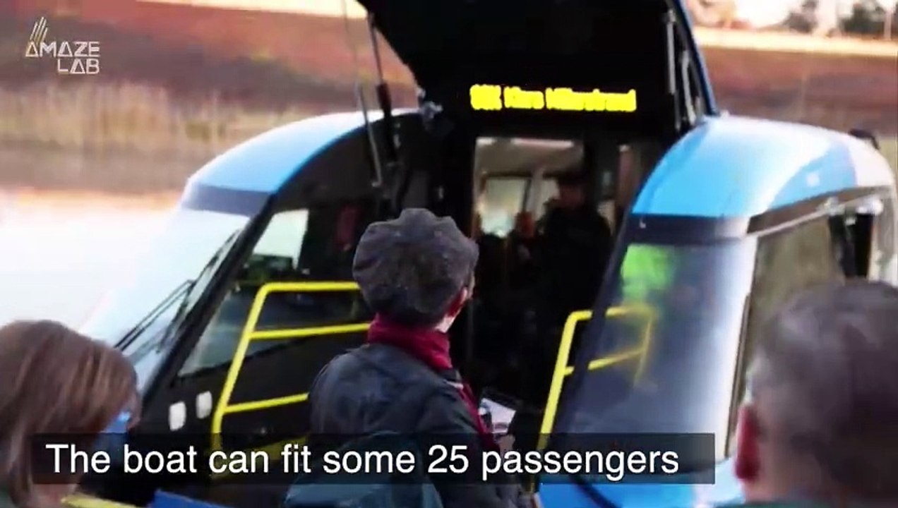 This ‘Flying’ Ferry Runs On Electricity, Cut Commuting Time in Half