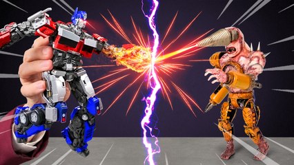 Save OPTIMUS PRIME from the Zombie Apocalypse! ‍♂️ Crafting DIY Robots vs LEGO Robots