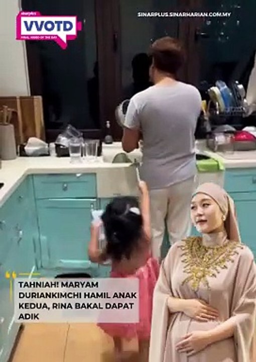 Alhamdulillah, tahniah Maryam dan Ryzal bakal timang anak kedua. Rina bakal jadi Kak Long lah