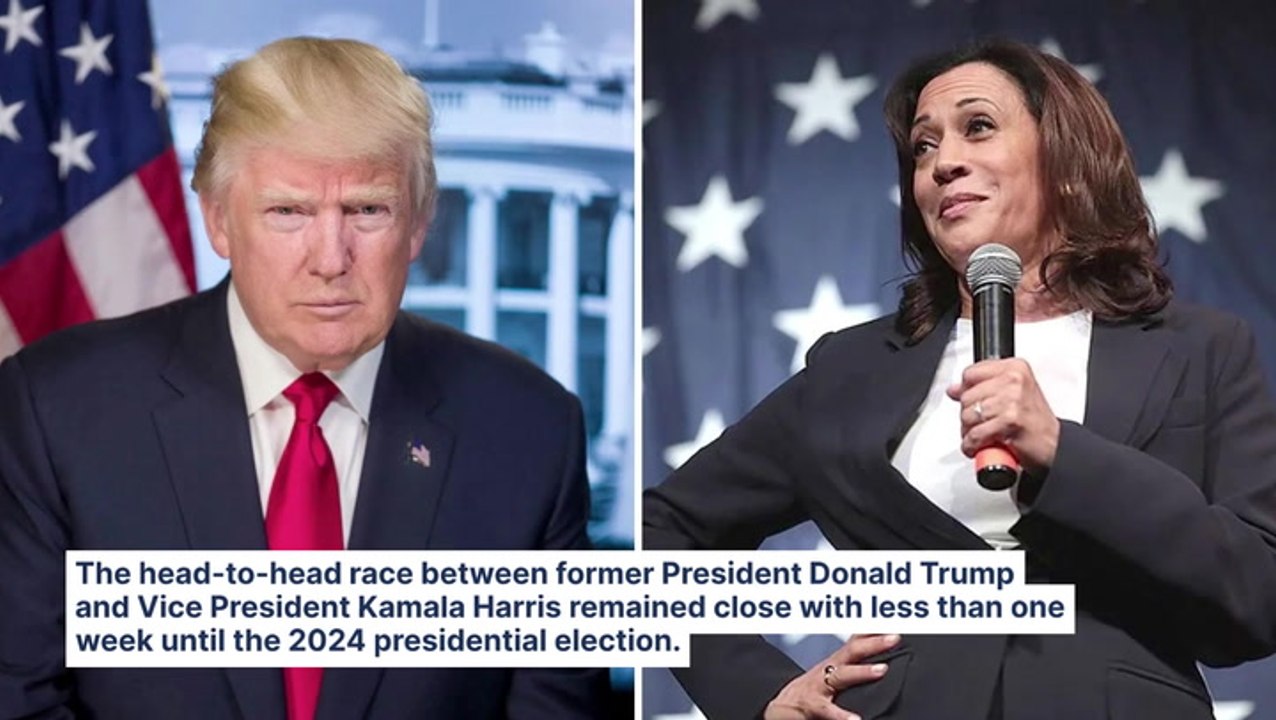 Harris Vs. Trump: Vice President's Lead Shrinks, Key Demographic Grows One Week Before 2024 Election Day