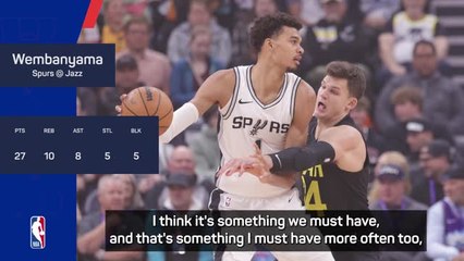 Wembanyama wants more after second career 5x5 performance