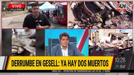  DERRUMBE EN VILLA GESELL: un contratista detenido reveló qué habría provocado el colapso