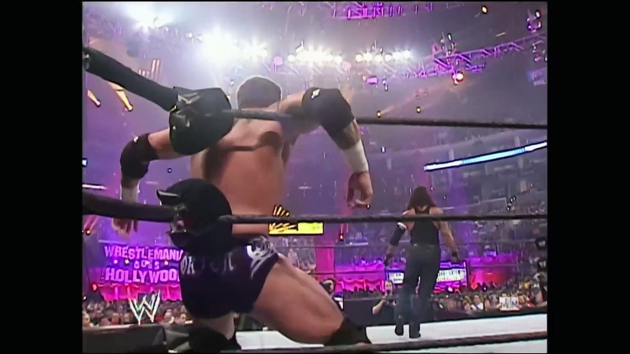 The Undertaker vs. Randy Orton Match highlight- WWE WrestleMania 21