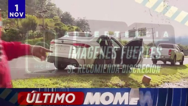 ¡Horror! Hallan asesinadas a dos personas dentro de carro, en salida al norte de TGU