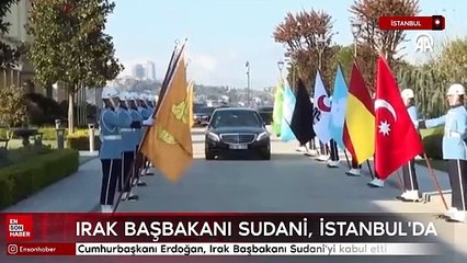 Cumhurbaşkanı Erdoğan, Irak Başbakanı Sudani'yi kabul etti