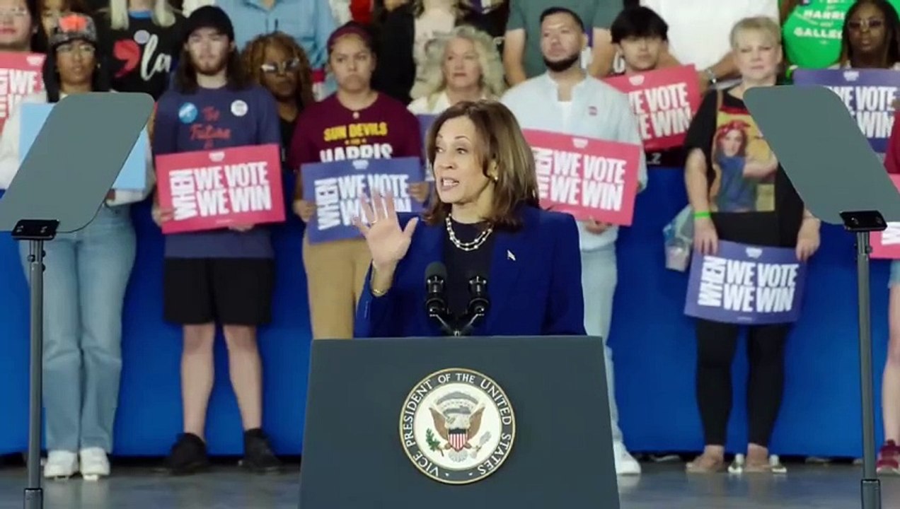 Kamala Harris criticó que Trump "hará lo que él quiera, les guste a las mujeres o no"