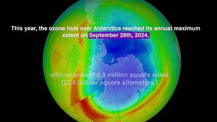 NASA, NOAA 2024 Ozone Hole Update