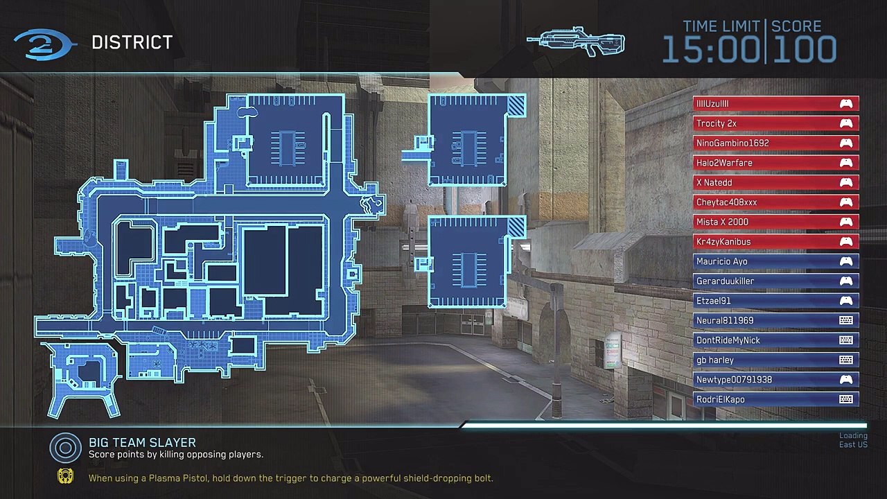 Halo 2 Classic Big Team - Big Team Slayer on District Multiplayer Gameplay